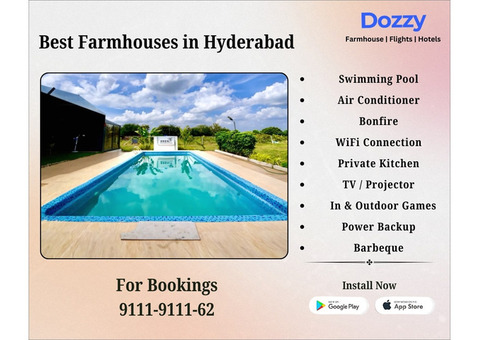 Farmhouse with pool near Shamshabad