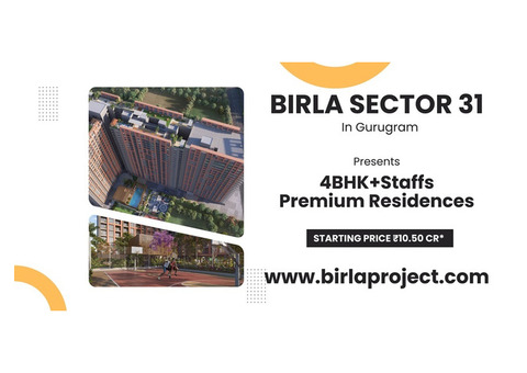 Birla Sector 31 - 4BHK+Staffs Residences In Gurgaon