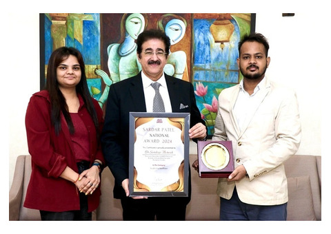 Dr. Sandeep Marwah Honored with Sardar Patel National Award 2024