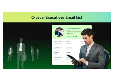 Get C-Level Executives Email List for Quality Leads