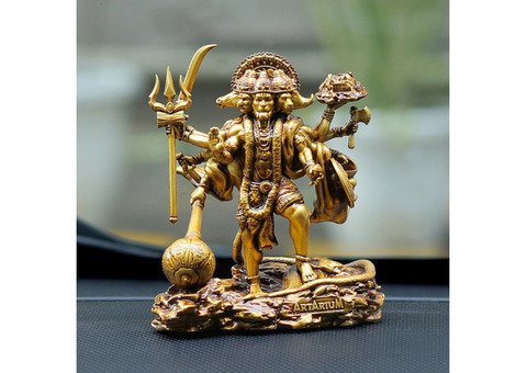 Panchmukhi Hanuman Car Dashboard Idol – For Protection and Blessings