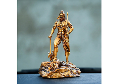 Lord Parshuram Car Dashboard Idol – Protection and Strength