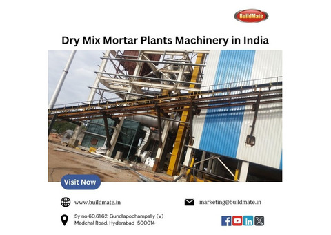 Dry Mix Mortar Plants Machinery in India | +91 76759 89961 | Buildmate