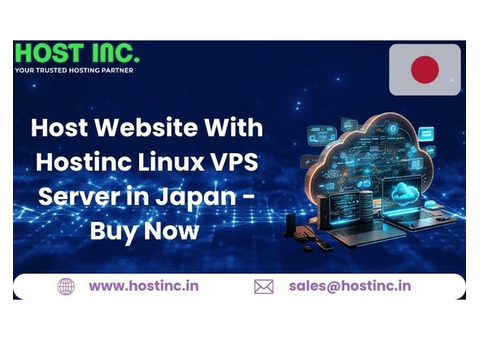 Host Website With Hostinc Linux VPS Server in Japan - Buy Now