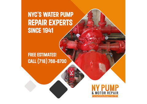 Water Booster Pump Repair NYC