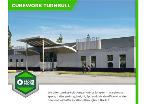 Flexible Warehouse Space at Cubework Turnbull with no hidden fees