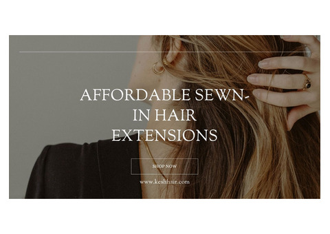 Affordable Sewn-In Hair Extensions Near You!