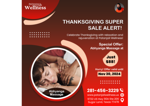 Thanksgiving Super Sale at Patanjali Wellness!