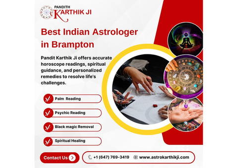 Best Indian Astrologer in Brampton | Palm Reader in Brampton