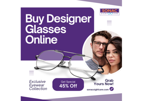 Buy Eyeglasses Online – Stylish Frames at Sonac Sight Care