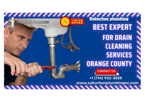 Best expert for drain cleaning services Orange County