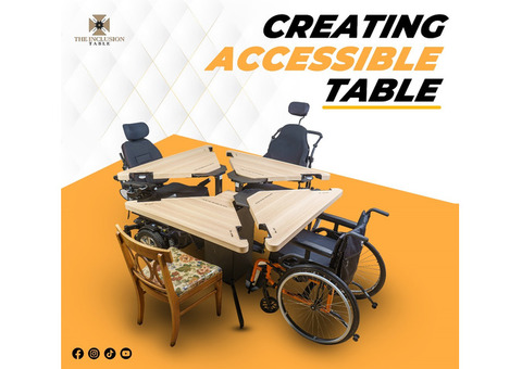 Adjustable Tables for Wheelchair Accessibility and Comfort 