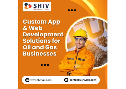 Oil and Gas Web App Development - Shiv Technolabs