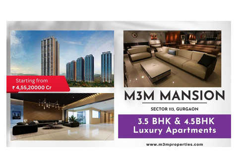 Live Grandly at M3M Mansion Sector 113 Gurugram