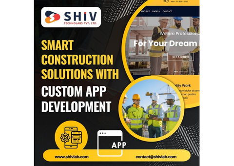 Construction Software and App Development by Shiv Technolabs