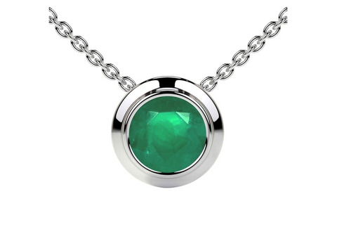 Shop Natural Emerald Pendants Necklaces for Women