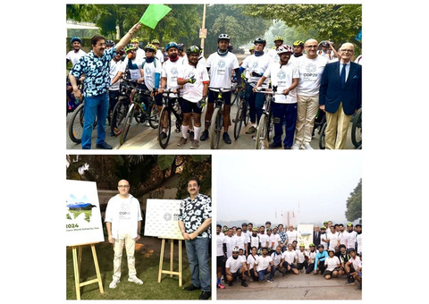 Cycle Rally Flagged Off to Promote Green World Awareness