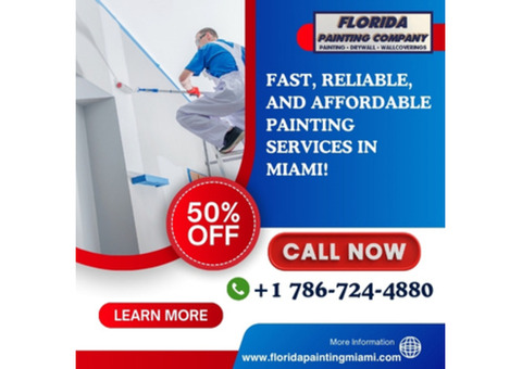 Fast, Reliable, and Affordable Painting Services in Miami!