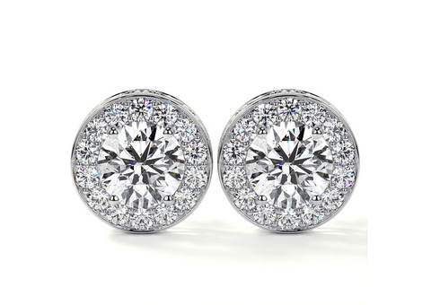 Stunning 1.82 cttw Round Diamond Earring Styles