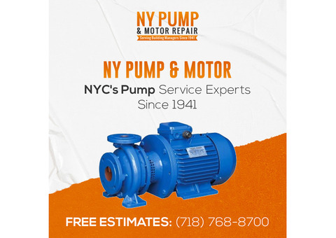 Water Booster Pump Maintenance in NYC - NY Pump & Motor Repair