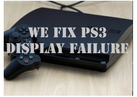 We fix PS3 display failure