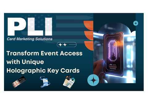 Holographic Key Cards: A Stunning First Impression for Your Event