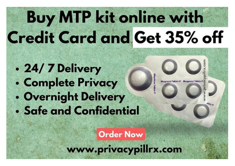 Buy mtp kit online with credit card and Get 35% off - Privacy Pill Rx