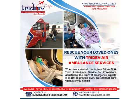 Tridev Air Ambulance Mumbai for Critical Patients