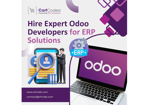 Hire Certified Odoo Developers for ERP by Shiv Tehnolabs