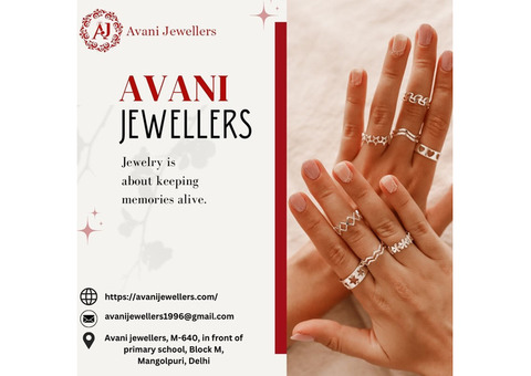 Find the Perfect Silver Ring Online at Avani Jewellers