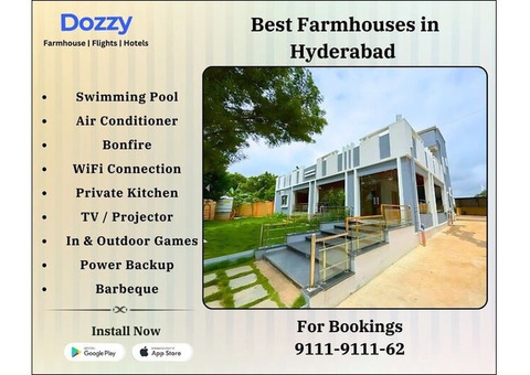 Holiday Homes for Rent in Hyderabad - Dozzy Farmhouse