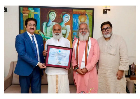 Guru Nandkishore’s Visit to Marwah Studios – Honored with Life Member