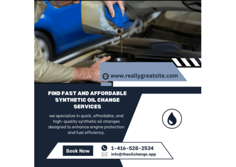 Find Fast and Affordable Synthetic Oil Change Services