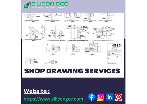 2D Shop Drawing CAD Services Sharjah - SiliconGCC