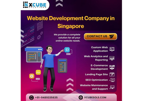 #1 Website Development Company in Singapore | Xcube Solutions