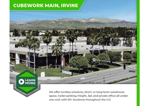 Flexible Warehouse Space at Cubework Irvine with no hidden fees