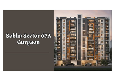 Sobha Sector 63A Gurgaon: Luxury Flats For Investment