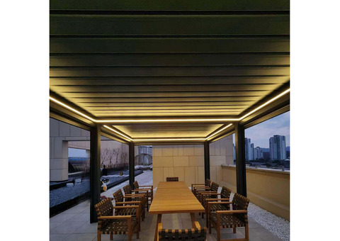 Aluminum Pergola with Louvers: Contemporary Outdoor Solution