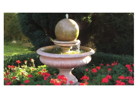 Circle Driveway Fountain – Just Fountains