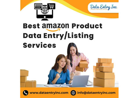 Best Amazon Product Data Entry/Listing Services in India