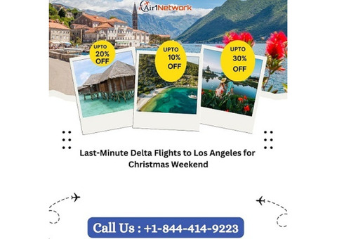 +1-844-414-9223 Last-Minute Delta Flights to Los Angeles