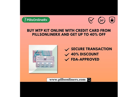 Buy MTP Kit Online with Credit Card from PillsOnlinerx