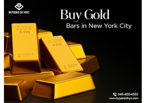 Buy Gold Bars in New York City at Buyers of NYC