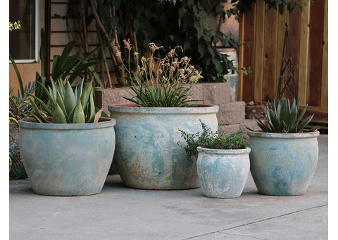 Explore Handcrafted Outdoor Planters, Fountains, and Garden Accents