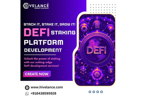 Dominate the Blockchain Space with Your DeFi Staking Platform