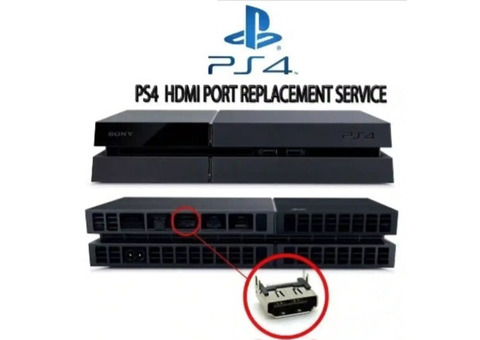 We replace damaged{PS4}HDMI port