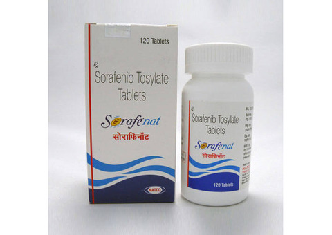 Buy Sorafenib 200 MG Tablets Online from India