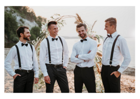 Improved It must Personalized Wedding Tuxedos for Groom in Irvington