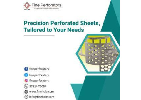 Precision Perforated Sheets, Tailored to Your Needs