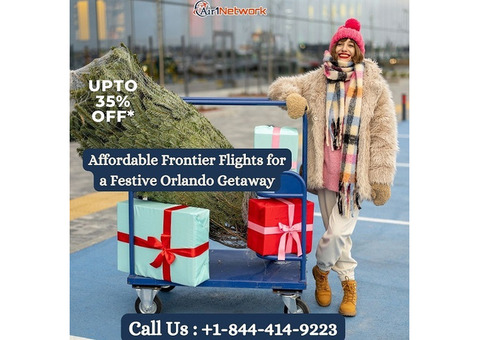 +1-844-414-9223 Affordable Frontier Flights for a Festive Orlando